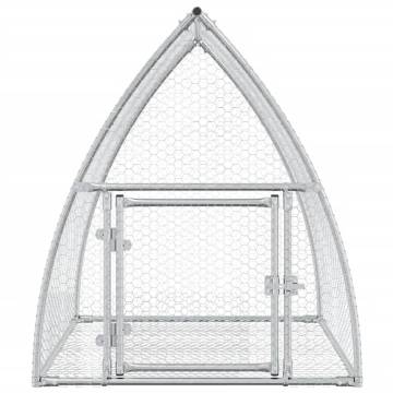 Rabbit Cage Silver 100x105x120 cm - Galvanised Steel