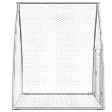 Rabbit Cage Silver 100x105x120 cm - Galvanised Steel