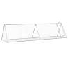 Rabbit Cage Silver 400x105x91 cm - Galvanised Steel | HipoMarket