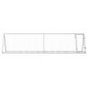 Rabbit Cage Silver 400x105x91 cm - Galvanised Steel | HipoMarket