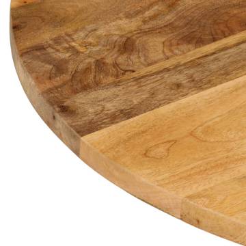 Round Solid Wood Mango Table Top Ø 80x3.8 cm - Hipomarket