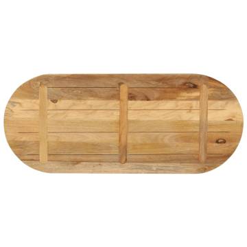 Oval Solid Wood Table Top - 110x50 cm | Hipomarket