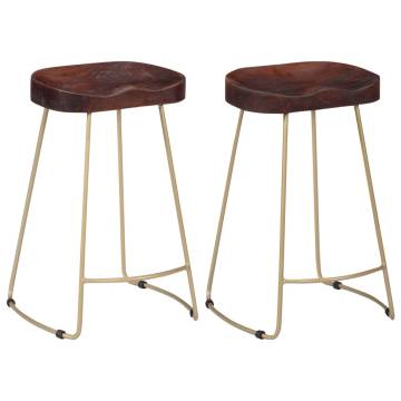 Gavin Bar Stools - 2 pcs Solid Mango Wood | Hipomarket