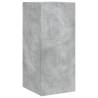 TV Wall Cabinet with LED Lights - Concrete Grey | HipoMarket