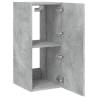 TV Wall Cabinet with LED Lights - Concrete Grey | HipoMarket