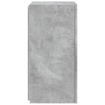 TV Wall Cabinet with LED Lights - Concrete Grey | HipoMarket