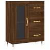 Elegant Highboard in Brown Oak - 69.5x34x180 cm Design