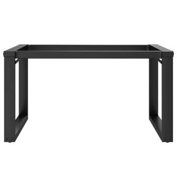 Industrial Coffee Table Legs O-Frame - Cast Iron 80x70x43 cm