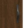 Elegant Highboard Brown Oak - 34.5x34x180 cm | HipoMarket