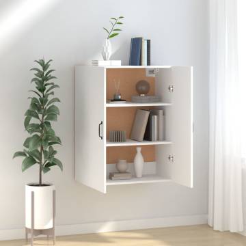 Hanging Cabinet White 69.5x34x90 cm | Stylish Wall Storage