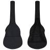 8 Piece Classical Guitar Beginner Set - Black 34"