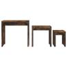 Nesting Coffee Tables 3 pcs Smoked Oak - Stylish & Versatile