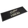 Kitchen Rug Washable Coffee Text 60x180 cm Velvet Colour text Size 60 x 180 cm Quantity in Package 1 