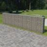 Gabion Wall with Covers Galvanised Steel 600x30x150 cm Size 600 x 30 x 150 cm Quantity in Package 1 