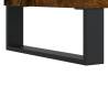 Stylish Smoked Oak Sideboard | Engineered Wood 40x35x70 cm