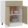 Drawer Bottom Cabinet Sonoma Oak - 60x46x81.5 cm