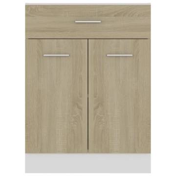 Drawer Bottom Cabinet Sonoma Oak - 60x46x81.5 cm