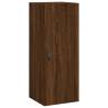 Stylish Highboard Brown Oak - Engineered Wood 34.5x34x180 cm