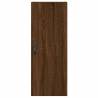 Stylish Highboard Brown Oak - Engineered Wood 34.5x34x180 cm