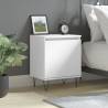 Bedside Cabinet White 40x30x50 cm Engineered Wood Colour white Quantity in Package 1 