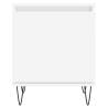 Elegant White Bedside Cabinet - 40x30x50 cm | Hipomarket