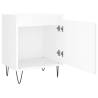 Elegant White Bedside Cabinet - 40x30x50 cm | Hipomarket