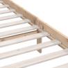 Solid Wood Pine Bed Frame 140x190 cm - Modern Comfort