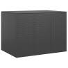 Garden Cushion Box PE Rattan 145x100x103 cm Black Colour black Size 145 x 100 x 103 cm 