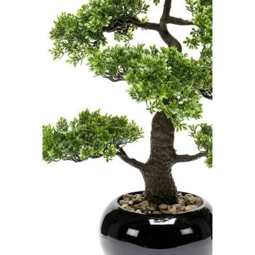 Emerald Artificial Ficus Mini Bonsai - 47 cm | Hipo Market