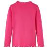 Kids' Long Sleeve T-Shirt Bright Pink - Size 104 | Hipo Market