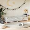 Kids Bed Frame White 90x200 cm Solid Wood Pine Colour white Size 90 x 200 cm 