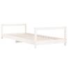 Kids Bed Frame White 90x200 cm - Solid Pine Wood Design | HipoMarket