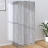 Wardrobe Grey Sonoma 80x50x180 cm Engineered Wood Colour grey sonoma Quantity in Package 1 Amount 