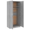 Grey Sonoma Wardrobe 80x50x180 cm | Chic Storage Solution