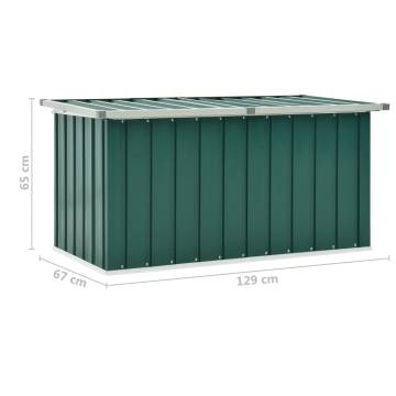 Garden Storage Box Green - 129x67x65 cm | Hipo Market