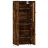 Highboard Smoked Oak - Stylish Engineered Wood Storage Unit