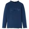 Kids' T-shirt with Long Sleeves Navy Blue 116 Colour navy blue Size 116 (5-6y) 