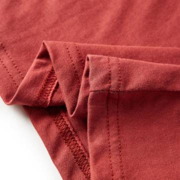 Kids' Long Sleeve T-shirt - Burnt Red 92 | HipoMarket UK