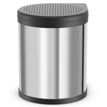 Hailo Compact-Box M 15L Cupboard Bin - Stainless Steel - 3555-101