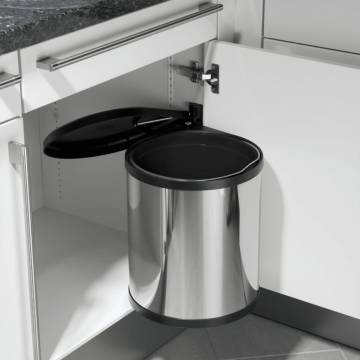 Hailo Compact-Box M 15L Cupboard Bin - Stainless Steel - 3555-101