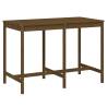 Honey Brown Garden Table - Solid Pine Wood 159.5x82.5 cm