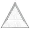 Silver Chicken Cage 200x105x91 cm - Galvanised Steel