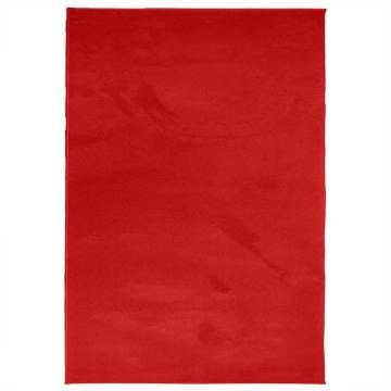 Rug OVIEDO Short Pile Red 160x230 cm - Stylish Comfort