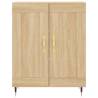 Stylish Highboard Sonoma Oak - 69.5x34x180 cm | Hipo Market