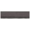 Solid Oak Table Top - Dark Brown (200x50 cm) | Hipomarket