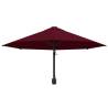 Wall-Mounted Parasol 300 cm Burgundy | Hipomarket UK