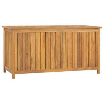 Garden Box 114x50x58 cm - Solid Teak Storage Solution