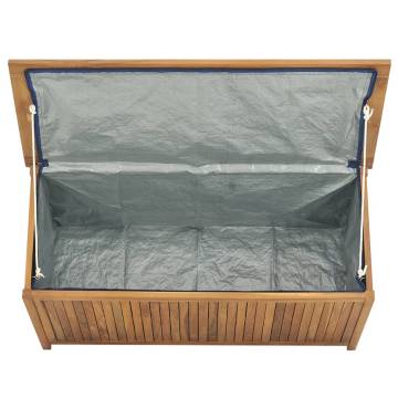 Garden Box 114x50x58 cm - Solid Teak Storage Solution