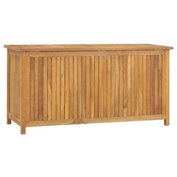 Garden Box 114x50x58 cm - Solid Teak Storage Solution