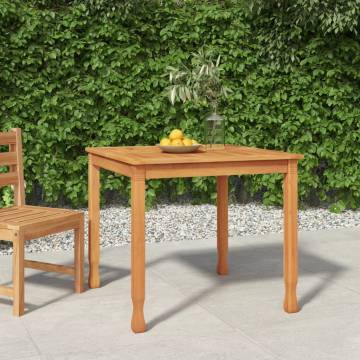 Garden Dining Table 85x85 cm Solid Teak – Stylish & Sturdy